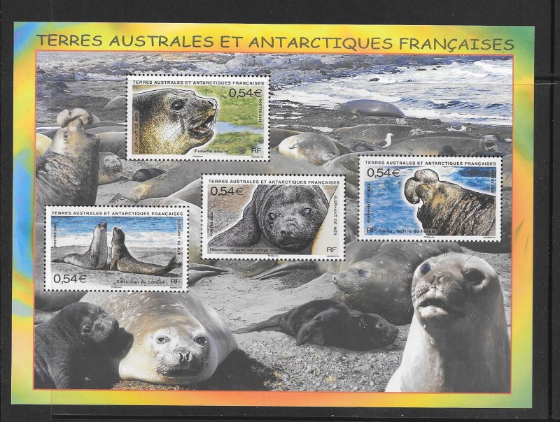 FRENCH SOUTHERN ANTARCTIC TERRITORY #406 (MS)  MNH