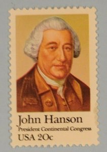 Scott 1941- John Hanson, Continental Congress President- MNH 20c 1981- unused