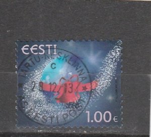 Estonia  Scott#  745  Used  (2013 Christmas)