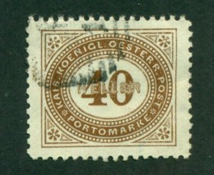 Austria 1899 #J32 U SCV(2020)=$0.75