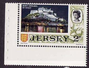 Jersey-Sc#37a- id6-unused NH booklet pane-Mont Orgueil-1970-5-