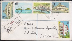 FIJI 1990 registered local cover - Suva Counter cds........................A6583