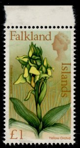 FALKLAND ISLANDS QEII SG245, £1 multicoloured, NH MINT. Cat £12.