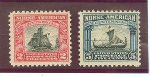 United States #620-21 Mint (NH) Single (Complete Set)