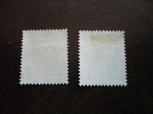 Stamps - Hong Kong - Scott# 185, 186 - Mint Hinged Partial Set of 2 Stamps