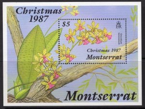 MONTSERRAT SGMS738 1987 CHRISTMAS MNH