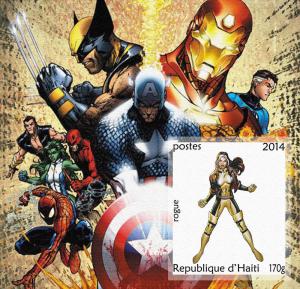 HAITI SHEET IMPERF CINDERELLA HEROES COMIC ANIMATION HERO