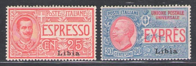 1915 LIBYA, Expressi no. 1/2 - Very Centers - MNH** - I Type