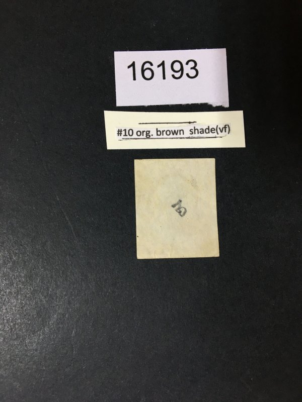 US STAMPS # 10 USED VF CAT. $190 LOT #16193