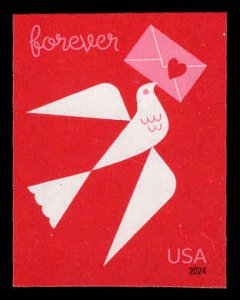 USA 5826a Mint (NH) Love IMPERF Forever Stamp