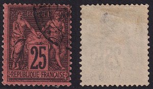 France - 1878 - Scott #93 - used - Peace and Commerce Type Sage