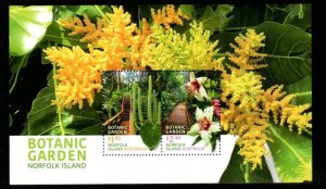 NORFOLK ISLAND 2023 BOTANIC GARDENS MINIATURE SHEET MNH