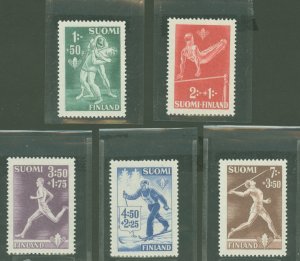 Finland #B69-B73 Unused Single (Complete Set) (Sports)