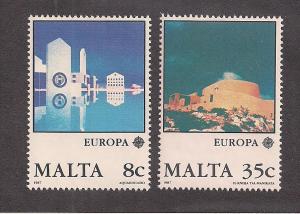 MALTA SC# 694-5 F-VF MNH 1987