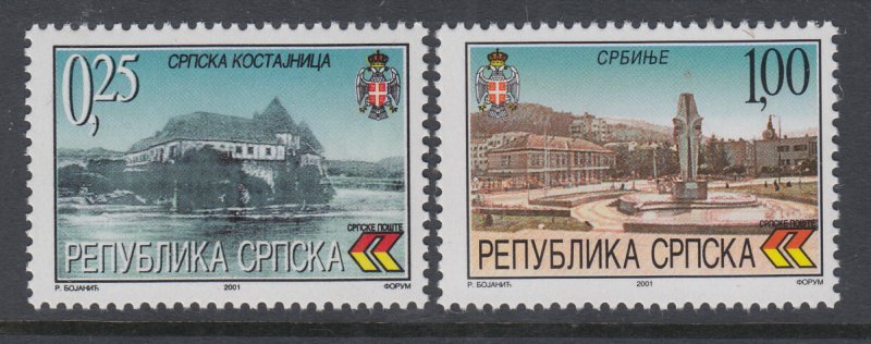 Bosnia and Herzegovina Serb Admin 142-143 MNH VF