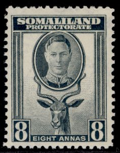 SOMALILAND PROTECTORATE GVI SG111, 8a grey, NH MINT.