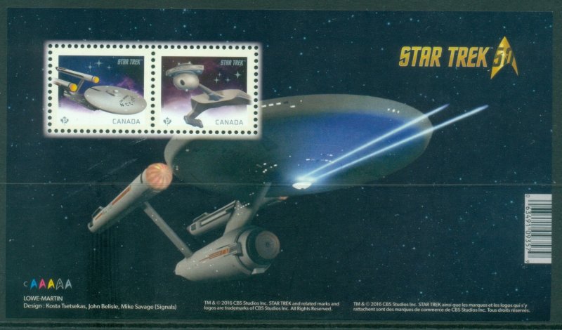 Canada 2016 The 50th Anniversary of Star Trek - U.S.S. Enterprise NCC-1701 & ...