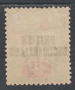 BRITISH BECHUANALAND 1891 QV GB 2D 