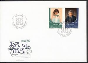 Liechtenstein - 1982 Liba 82 Stamp Exhibition (FDC)
