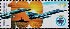Argentina 2016 MNH Stamps Scott 2780 Navy Aviation Ship Airplane Army