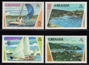 Grenada 1973 Sc 486 - 489 F-VF MNH Set - Yacht