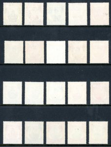 British Colonies 1949 Malaya Johore Perf 17½x18 SG 133-247 Mint K887