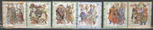2006 UKRAINE Traditional costumes 6v