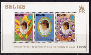 Belize # 624, Princess Diana Birthday, Mint NH, 1/2 Cat