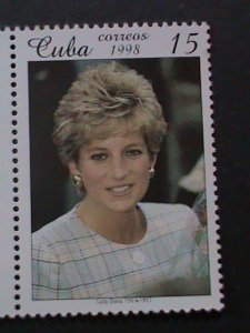 ​CUBA-1998 SC# 3931-7 PRINCESS DIANA-PEOPLE'S QUEEN- MNH -VERY FINE
