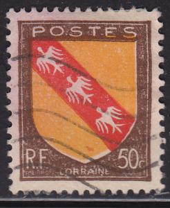 France 564 Lorraine Coat of Arms 1946
