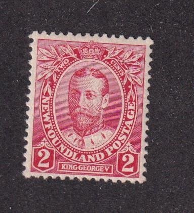 NEWFOUNDLAND # 105 VF-MLH x 4 SHADES? KGV FROM THE ROYAL FAMILY ISSUES