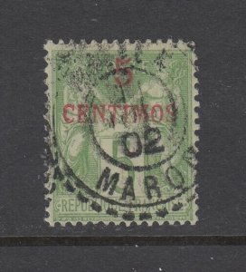 French Morocco, Scott 2a (Yvert 2), used