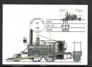 Just fun Cover #2364 FDC OCT/1/1987 Maximum Card USPS Cachet (my2635)