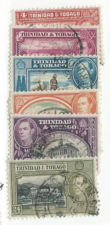 Trinidad & Tobago #53A-58  (U) CV $2.75