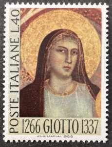 Italy 1966 #944, Giotto, MNH.