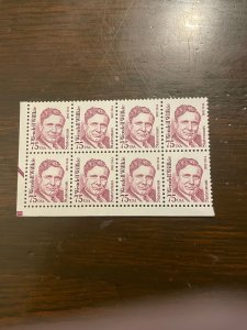 US SC 2192 75¢ , (3) Block of 8, Wendell Willkie, MNH- Superb