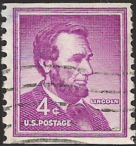 # 1058a DRY PRINT SMALL HOLES USED ABRAHAM LINCOLN