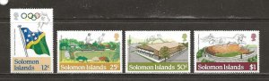 Solomon Islands Scott catalog #530-533 Mint NH