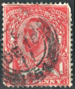 Great Britain SC#152 1p King George V (1911) Used