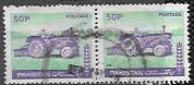 Pakistan #466 pair.  Used. Tractors, Farming, Agriculture