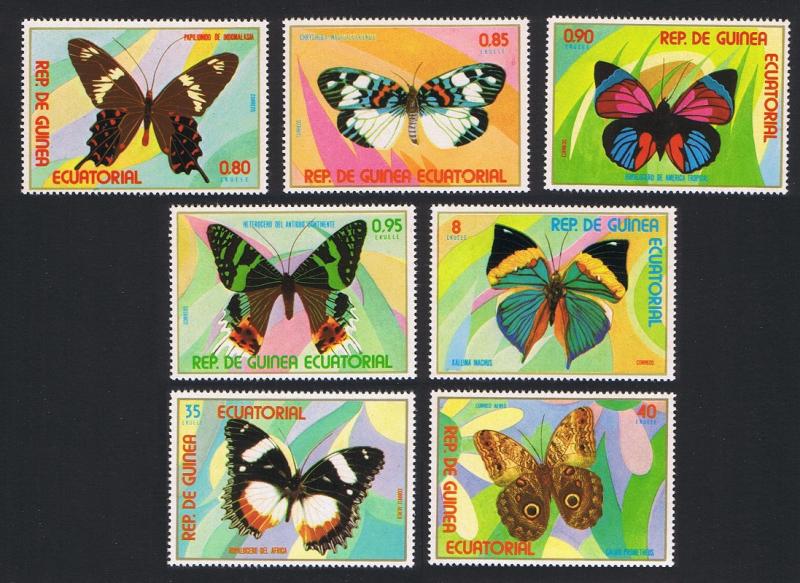 Eq. Guinea Butterflies 7v MI#1025-1031