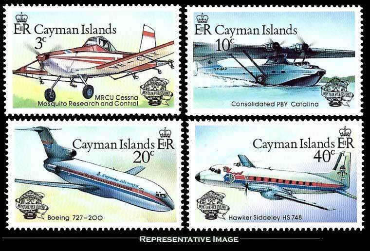 Cayman Islands Scott 514-517 Mint never hinged.