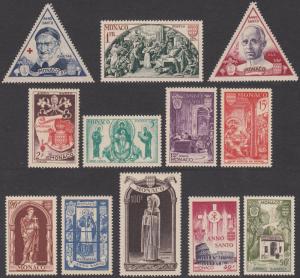 Monaco 262-273 MNH/MH CV $67.30