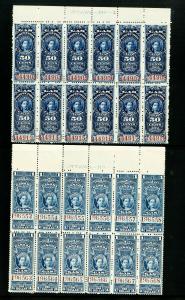 Canada Stamps Revenue Victoria Issue Gas Inspection Tax Multiples of 12 NH