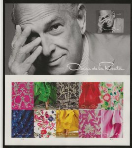 #5173 MNH OSCAR DEL LA RENTA Sheet