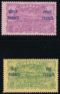 French Guiana 1923 SC 98-99 MNH Set 