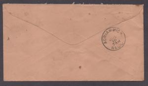 **US P/S Adv Cover Detroit, MI 7/9/1894 Excelsior Brand Hats, Hammond Standish