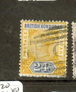 BRITISH HONDURAS (P2605B) QV  24C   SG60   VFU