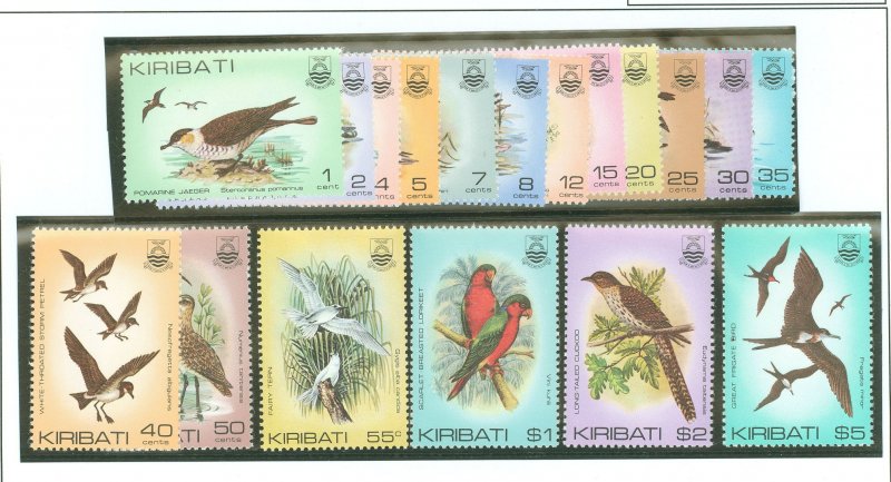 Kiribati #384-399  Single (Complete Set)