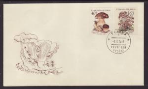 Czechoslovakia 882-886 Mushrooms 1958 U/A FDC